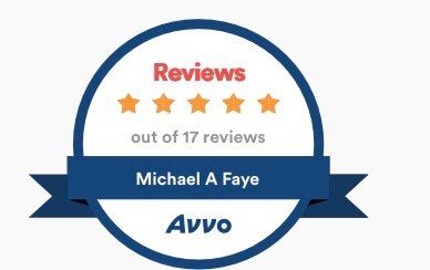 Avvo reviews, Michael A Faye, 5 stars out of 17 reviews